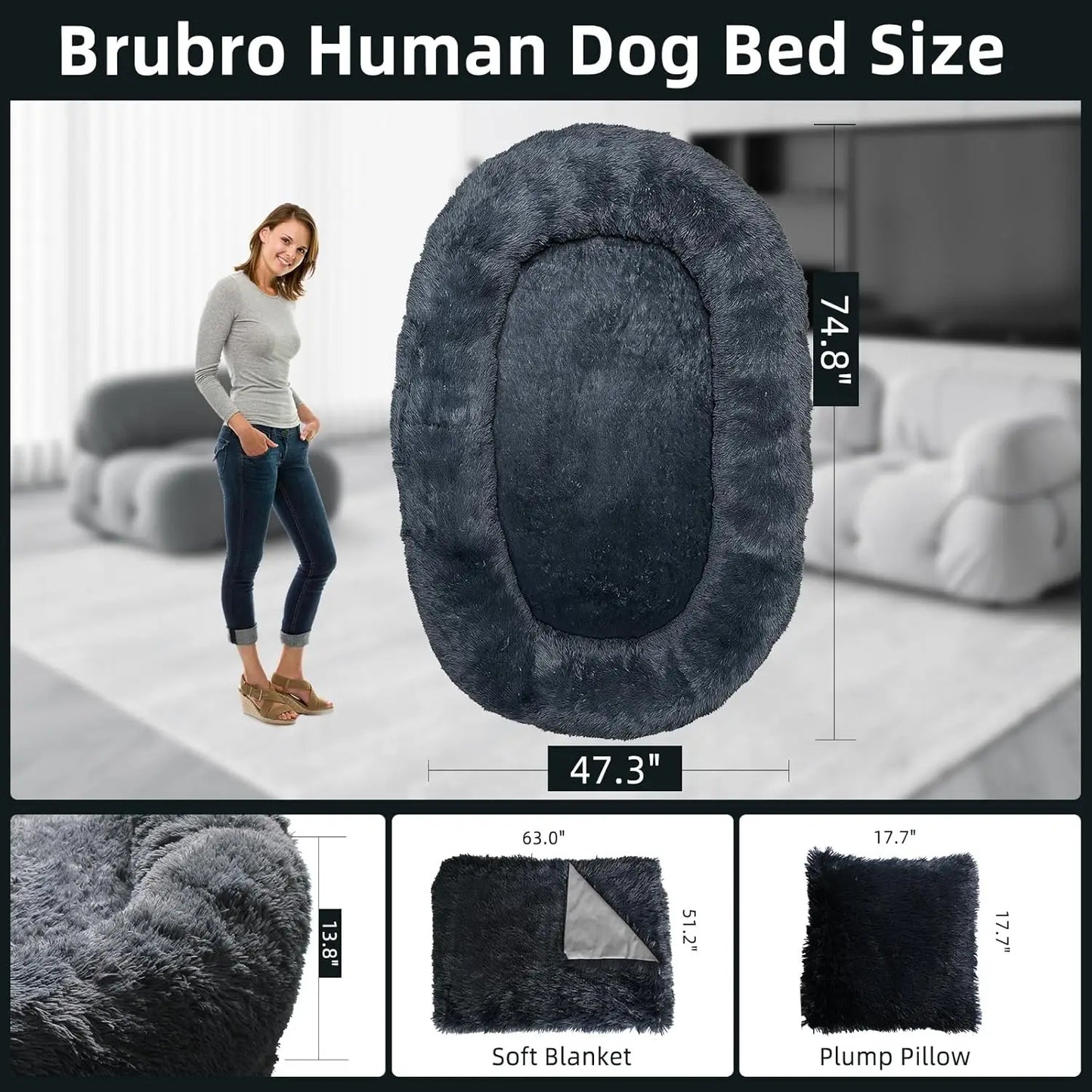 Large Human Dog Bed