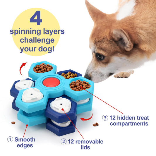 Four-layer Foraging Pet Feeder--Educational Training Toy