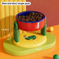 Pet Feeder Slow Feed Bowls Double Bowls Foldable With 3 Adjustable Height Suitable For Pets Of Different Heights