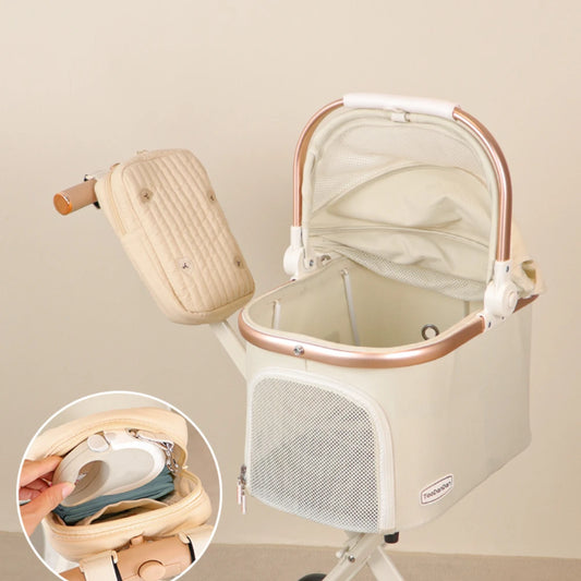 Pet Stroller Supply Bag with Storage Pockets