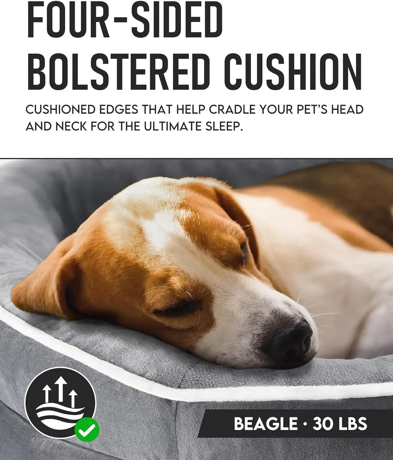 Orthopedic Pet Bed with Tear-Resistant Fabric