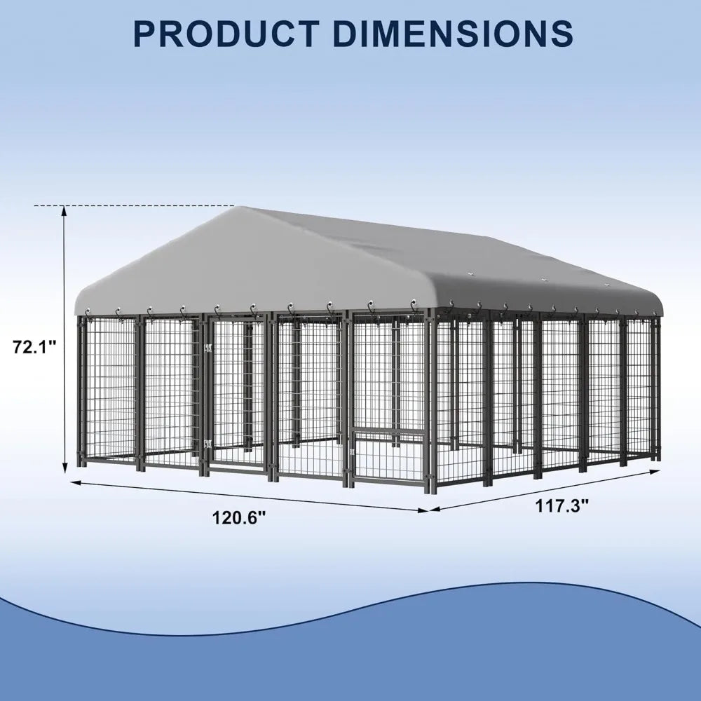 Large Outdoor Kennel and Playpen