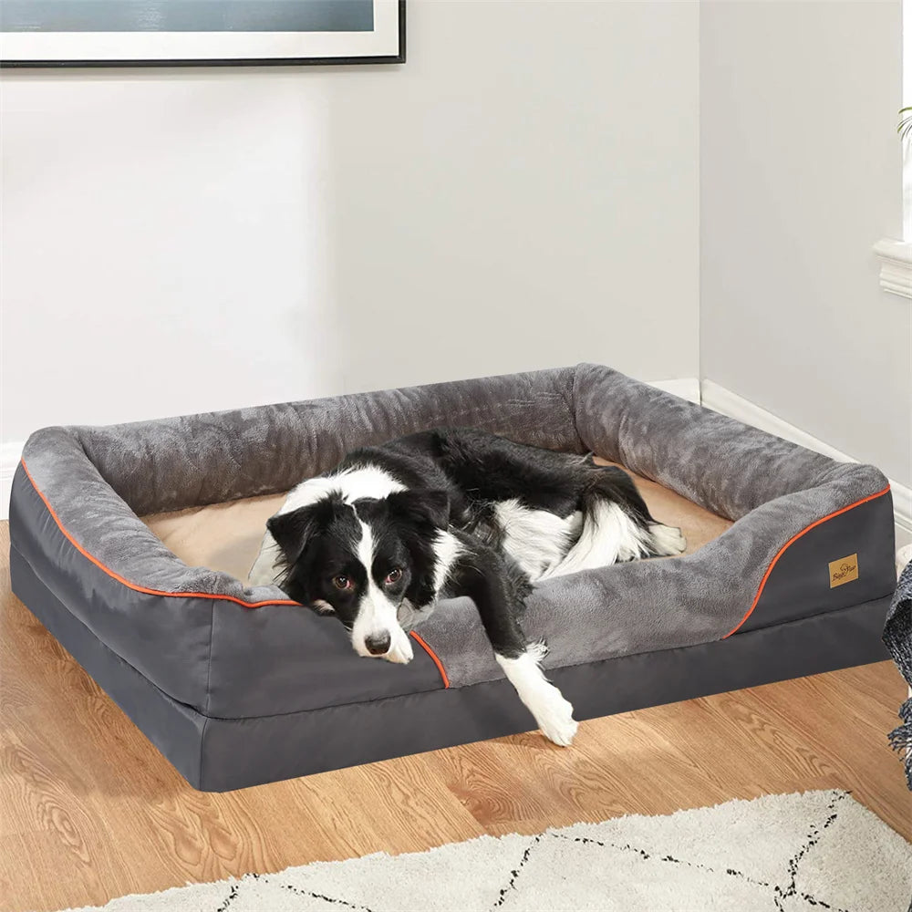 Jumbo Memory Foam Orthopedic Dog Bed