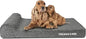 THE DOG'S BED with Orthopedic Plush Lining
