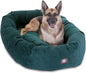 Large Micro Velvet Calming Dog Bed