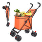 Multi-Functional Collapsible Shopping Cart