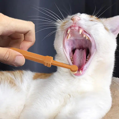 Pet Dogs Toothbrush Brush Silicone Soft Toothbrush Oral Care Puppy Toothbrush Toothpaste Pet Kit Teeth Cleaning Cat Care Supplie