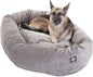 Large Micro Velvet Calming Dog Bed