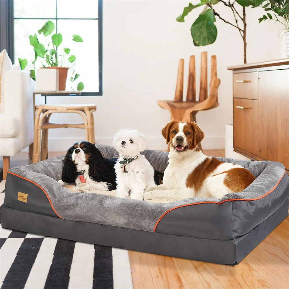 Jumbo Memory Foam Orthopedic Dog Bed