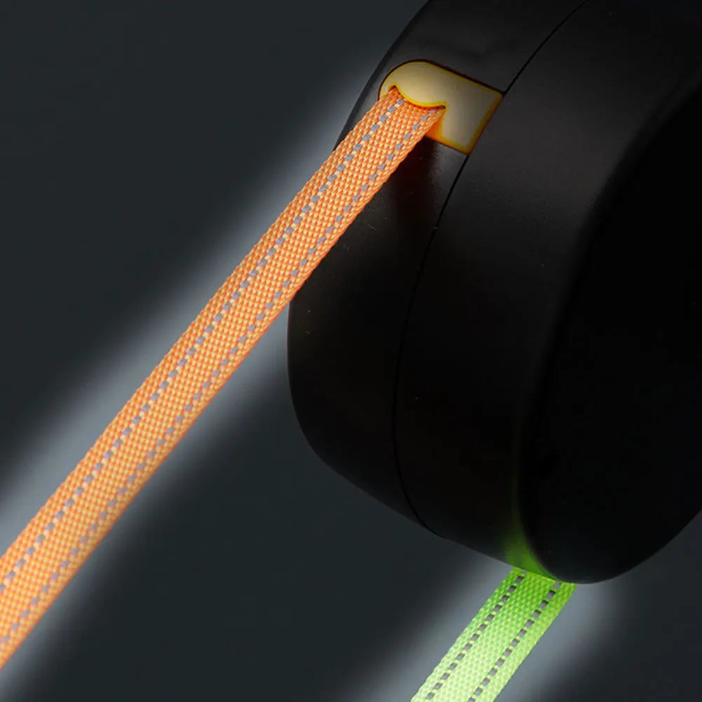 Double Headed Dog Leash with LED Light