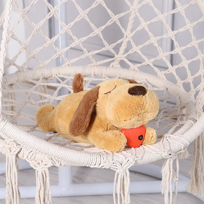 Pet Chew Toy -- Smart Plush Puppy with Built-In Heartbeat