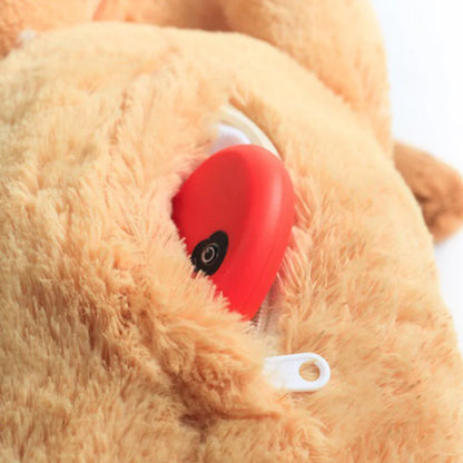 Pet Chew Toy -- Smart Plush Puppy with Built-In Heartbeat